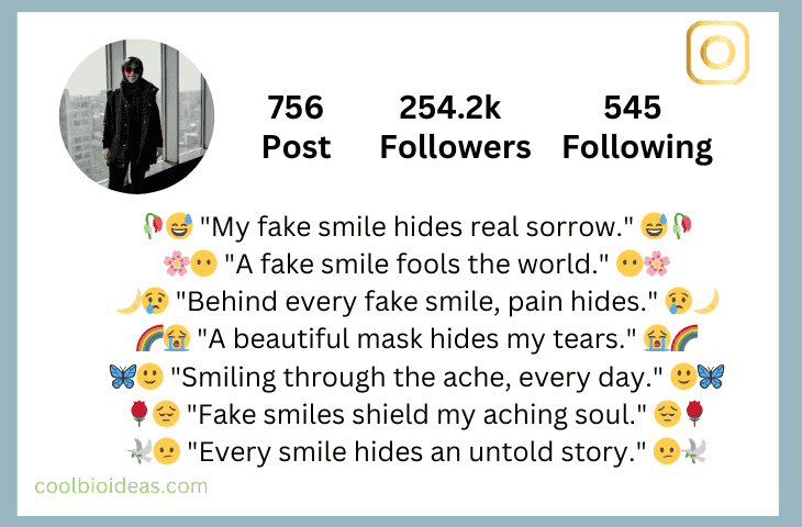 Fake Smile Quotes For Instagram